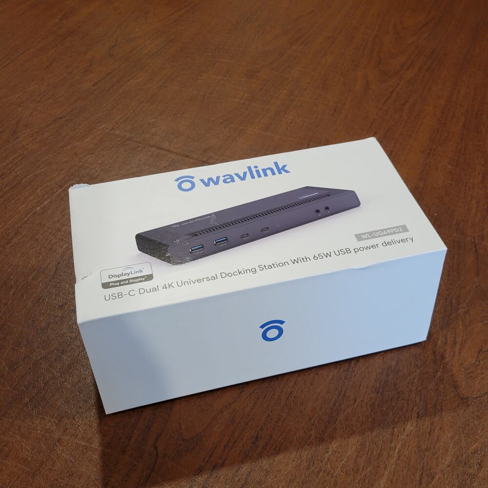 WAVLINK WL-UG69PD2 USB-C Dual 4K Universal Docking Station w65W Power Delivery